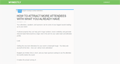 Desktop Screenshot of mymeetly.com