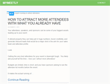 Tablet Screenshot of mymeetly.com